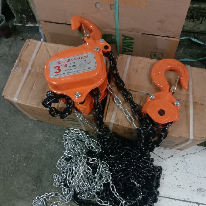 JKMI chain block 3 ton 5 meter nagasaki