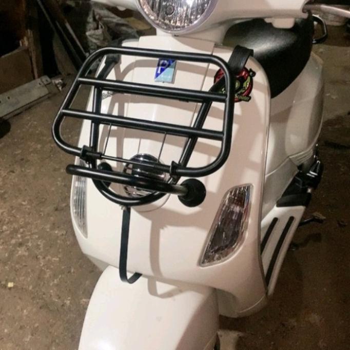 {{{{{{] Front Rack/Frontrack Rak Depan Vespa LX dan S125/150.Aksesoris Vespa