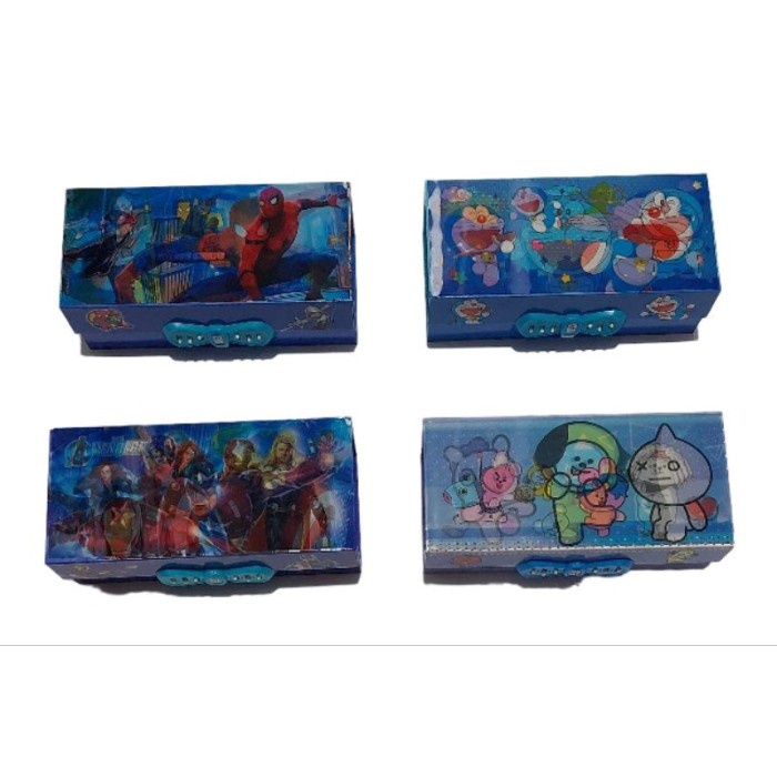 

Tempat Pensil/ Kotak Pensil Kode 3 Dimensi 3 Tingkat