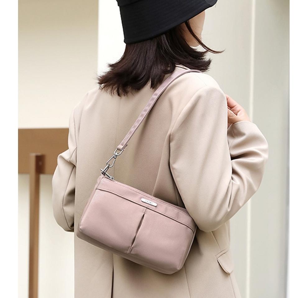 [ Ctr ] Tas Selempang Wanita Import Chibao Original Kanvas Pink Celonara Ta841P3 Sling Bag Shoulder 