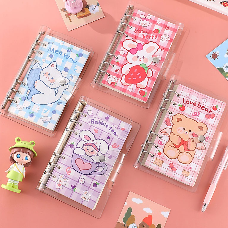 

HDHN5776 【Puluz】Merah Muda Jurnal Perjalanan Kit Kartun Buku Catatan Isi Ulang Loose-Leaf Wisatawan Buku Catatan Harian untuk Anak Perempuan Anak-anak Hadiah/Daily Planner