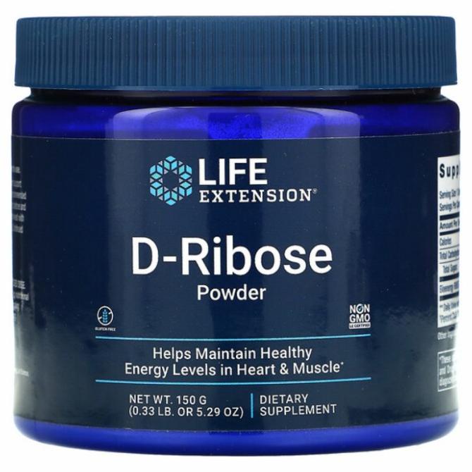 life extension D Ribose powder 150.gr