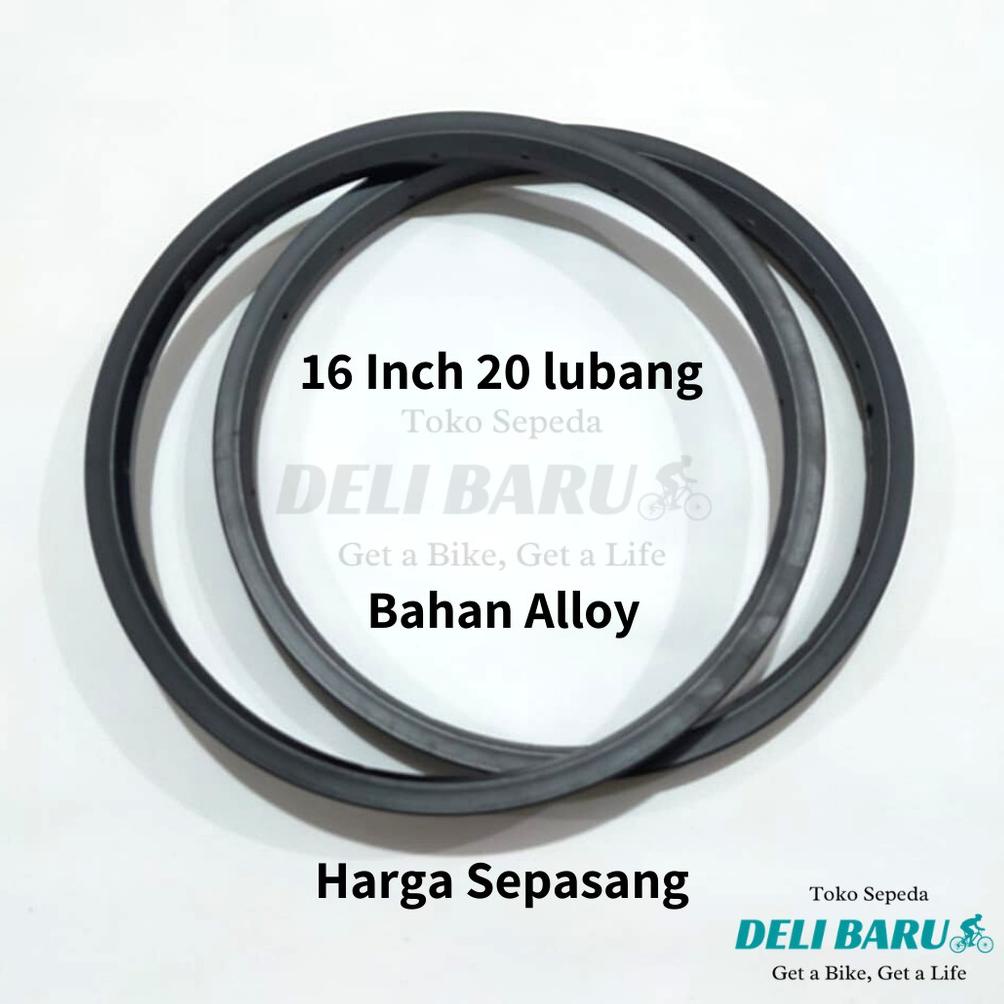Potong Harga Rims Alloy Velg 16 Murni Lingkar Pelek Lubang 20 Sepeda Anak Bmx Lipat