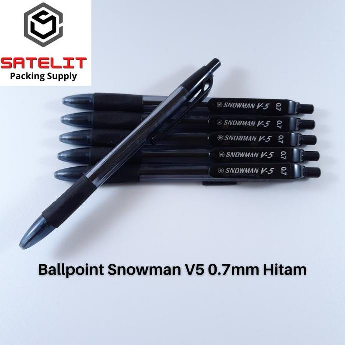 

;&;&;&;&] BALLPOINT SNOWMAN V5 0,7MM HITAM