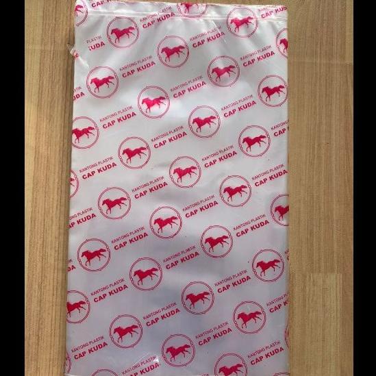 

Produk Unggulan] Kantong Plastik PP 05 17x29 Ukuran 1,5 Kg Cap Kuda isi 100lbr/pack
