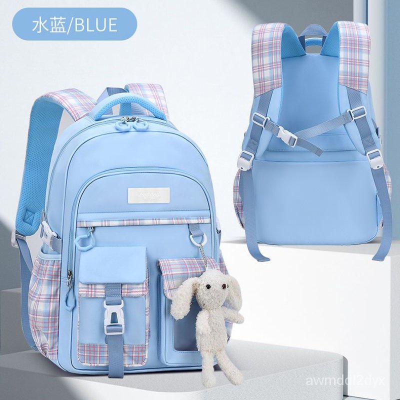 Bobdog Tas Sekolah SD Anak Perempuan, Tas Punggung Anak-anak Kasual Kapasitas Besar Kelas 6, 2345, T