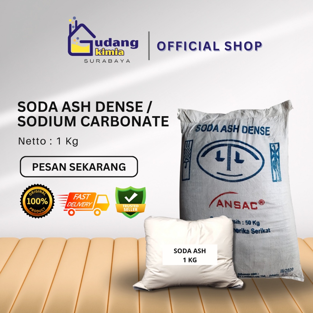 Soda Ash Dense / Soda Abu 1 KG