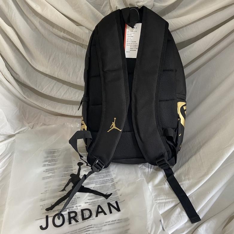 [ GMG ] Bagpack / Ransel Jordan Flight Black Gold Gass