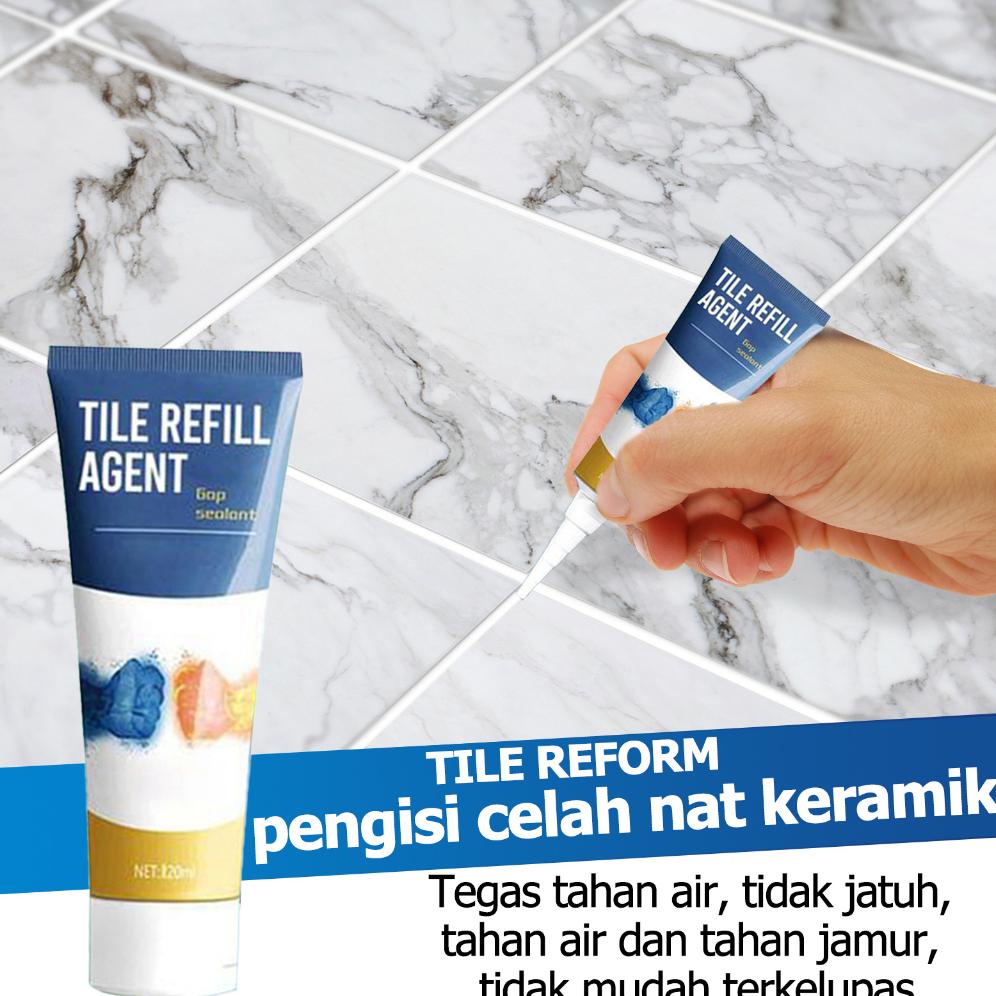 Tile Reform Coating Waterproof Lem Keramik Nat Keramik Kamar Mandi Cat Keramik Lantai Pengisi Semen 