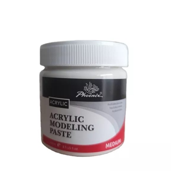 

Murah phoenix acrylic / akrilik modelling paste 250 ML