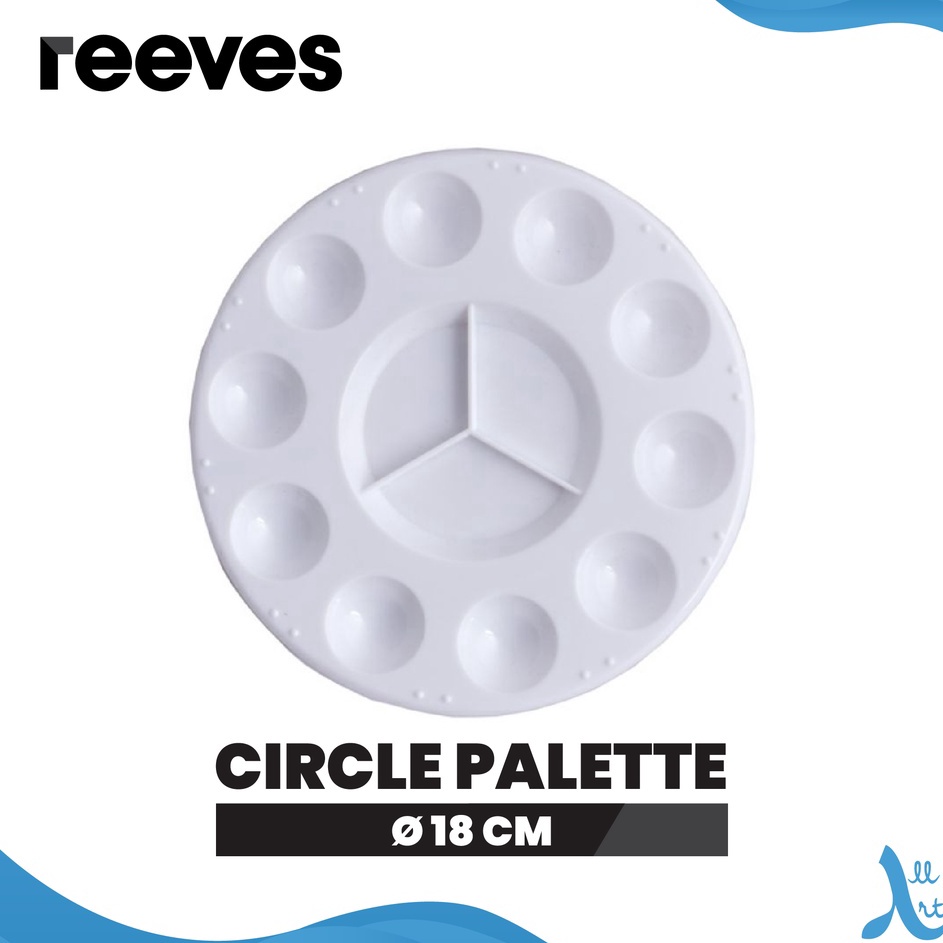 

Extra promo Palet Lukis Reeves Circle Plastic Palette