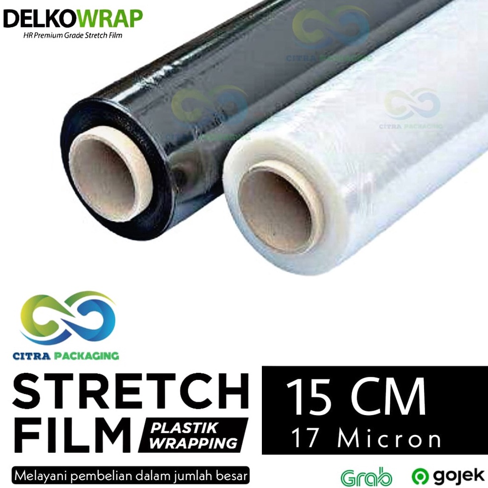 

KUALITAS TERBAIK BONUS MINI GOLD PLASTIK WRAPPING / STRETCH FILM 15CM - DELKOWRAP