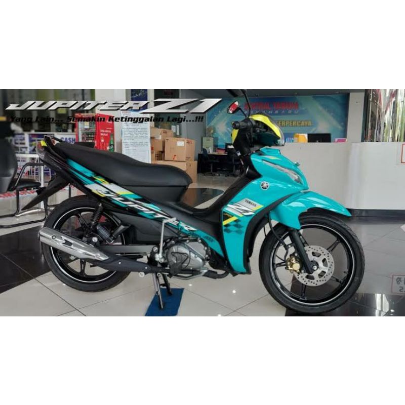 (BISA COD) Striping Jupiter Z1 2023 Tosca Hitam Merah Stiker Lis Decal Body Standar Ori Yamaha Jupit