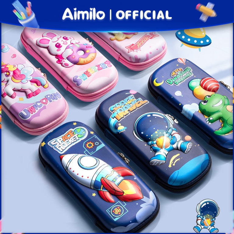 

XLCD5153 [READY] Aimilo 3D Tempat Pensil Anak Kartun Stationery Kotak Pensil Alat Tulis Perlengkapan Sekolah