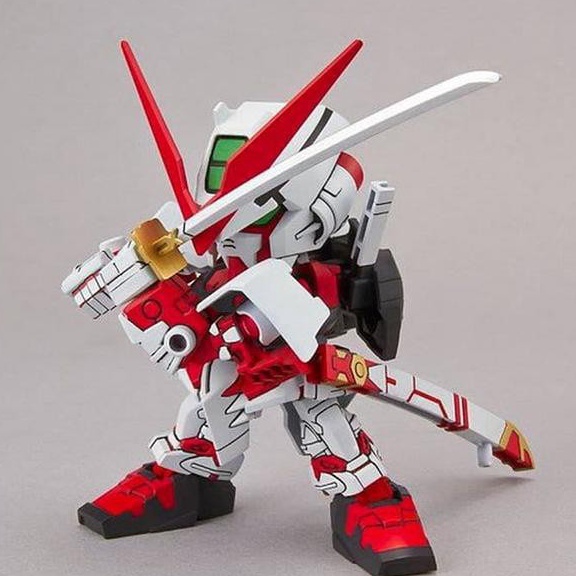 Ekstra benefit Bandai SD Ex-Standard 007 Astray Red Frame Gundam Asli Mainan Gundam Mainan Robot Gun