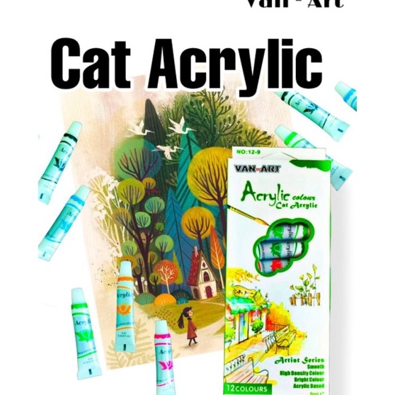 

Paling dicari Cat Acrylic Set 12W/ cat lukis akrelik (Harga 1 set isi 12 tube