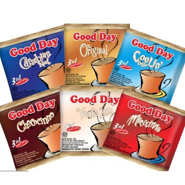 

NZRJ5930 Good Day Kopi instant [10 pcs]