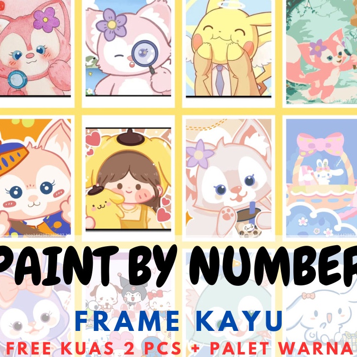 

Best Seller Paint By Number Kanvas Lukis Canvas DIY Painting ST0025 Bayar Di Tempat