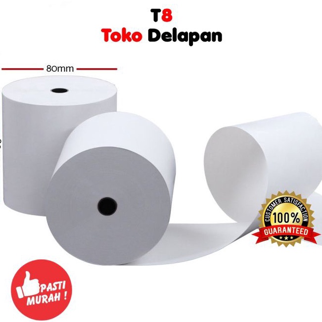 

GTWR7744 Kertas Kasir Struk / Thermal Paper / EDC - 80X80mm