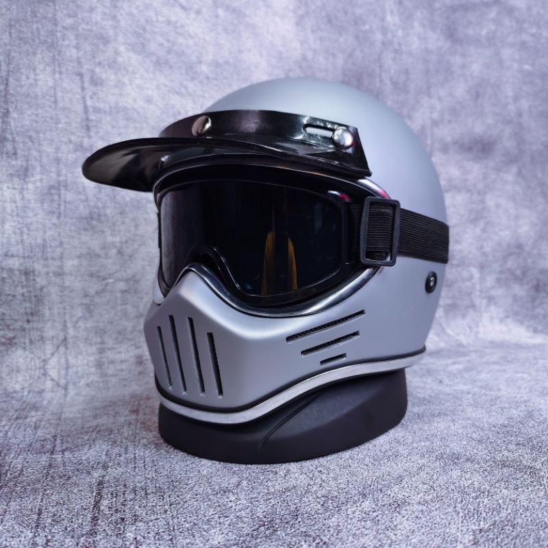 HELM CUSTOM CLASSIC BANDIT SIMPSON M30 KLADIK RETRO VINTAGE