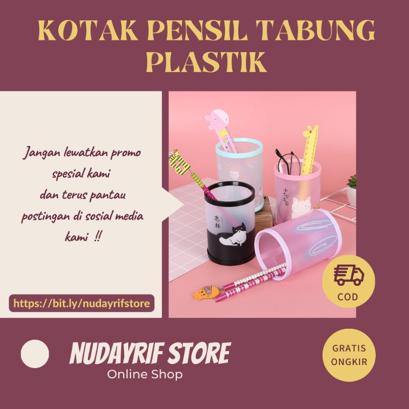 

P.17_KOTAK PENSIL TABUNG PLASTIK
