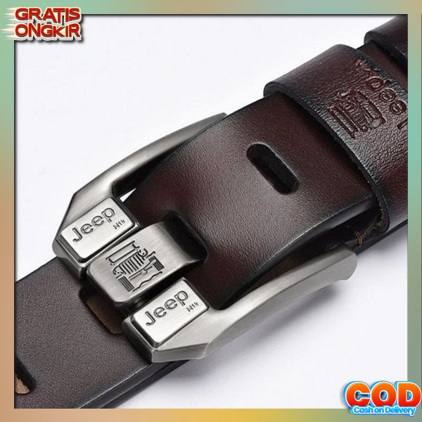Ikat Pinggang Bahan Kulit Premium Sabuk Stot Korea Kantoran Gesper Keren Cowok Gasper Rel Pria Dewas