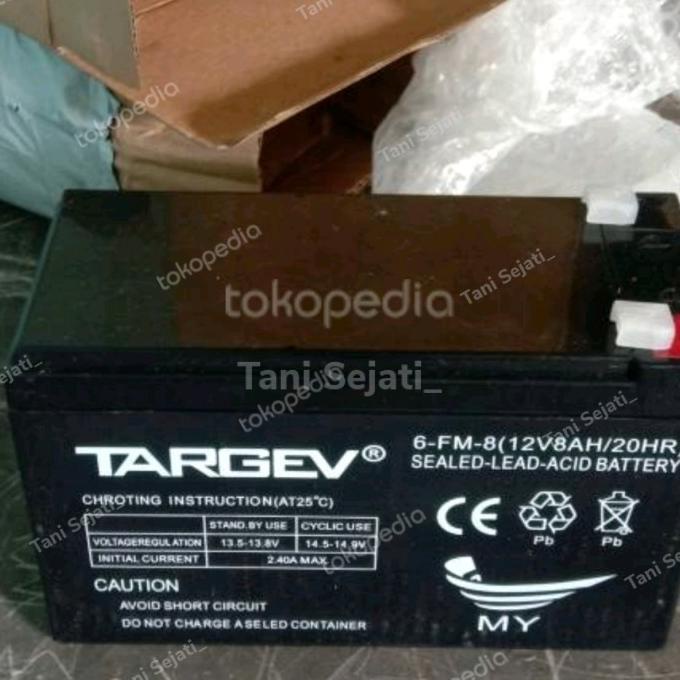 langsung order saja] aki sprayer elektrik Target Targev malaysia original