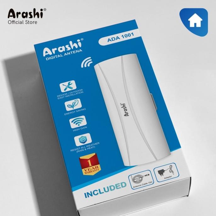 ___] ARASHI ANTENA TV DIGITAL INDOOR OUTDOOR BOOSTER ARASHI ADA 1003