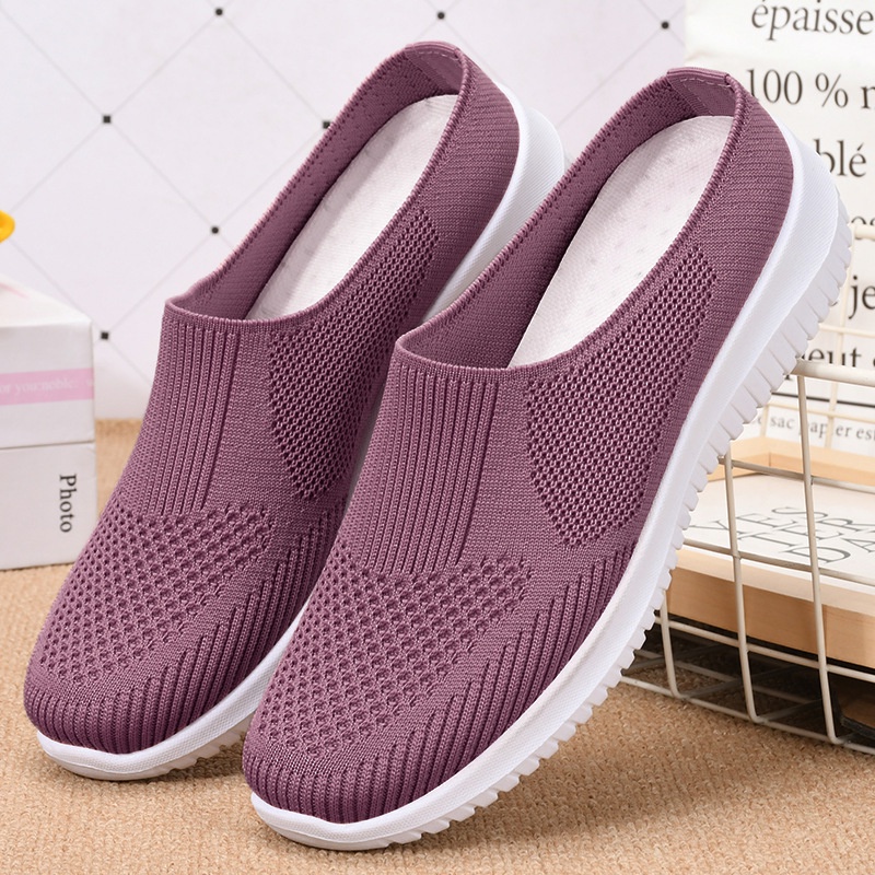 Flat Shoes Rajut Slop Sepatu Rajut Selop 113