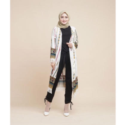 laris manis.. Ahlami- Outer Bohemian Cardigan Etnik Kekinian Long Outer Premium Long Outer Bohemian 
