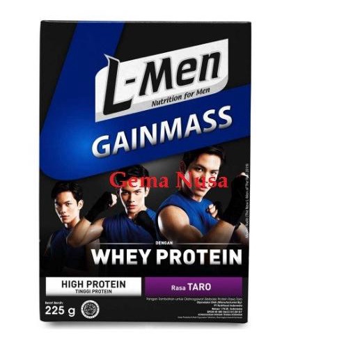 Susu High Protein | L-Men Gain Mass Whey Protein Taro 225Gr