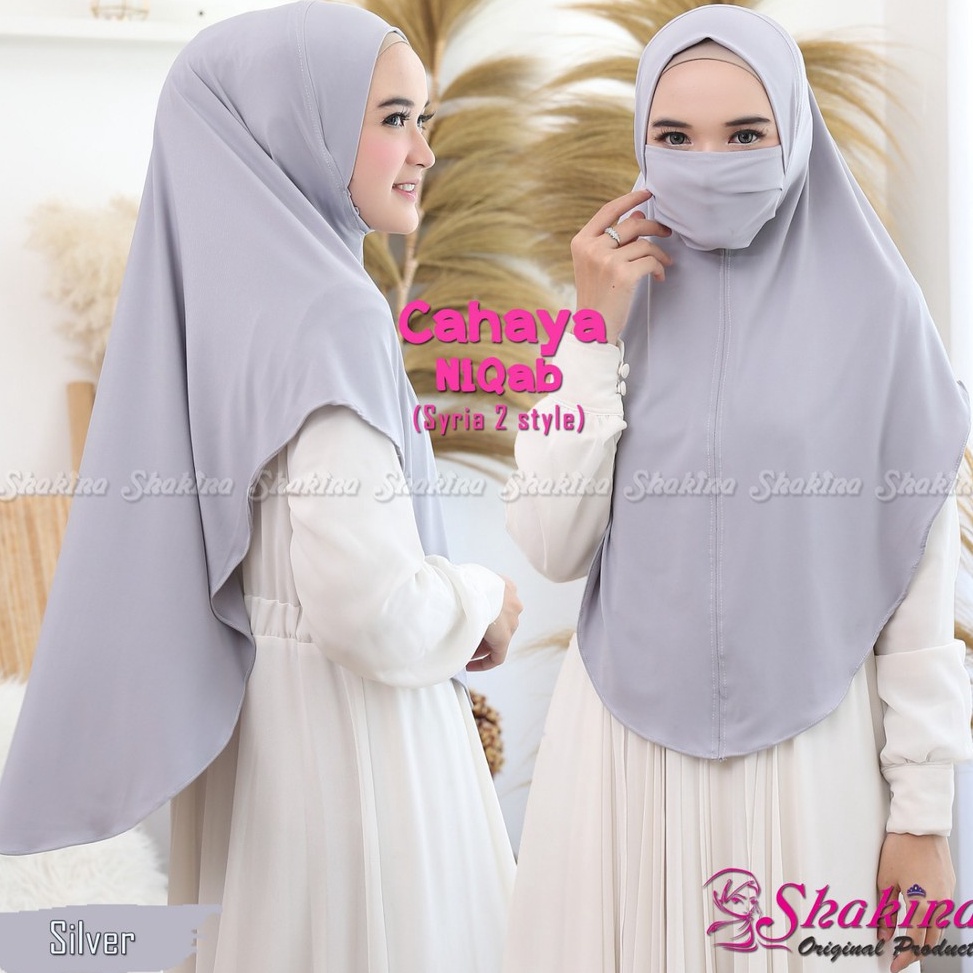 BEST PRODUCT Jilbab Syari Cahaya Niqab Ori Shakina Danisha Hijab