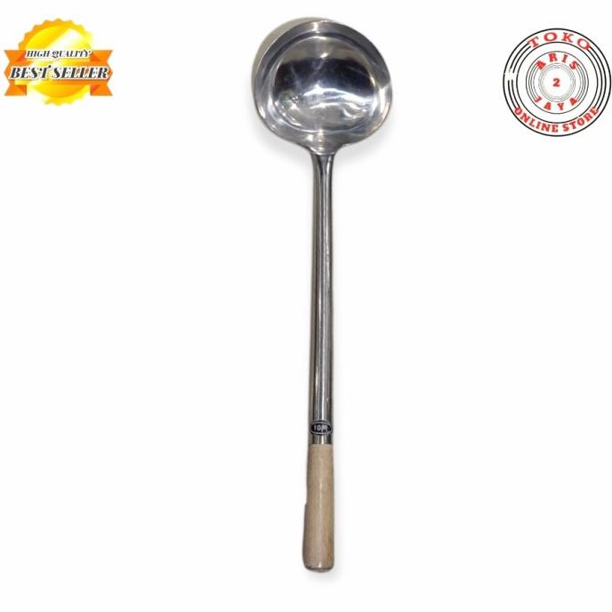 ,,,,,,,] CENTONG STAINLESS TEBAL NO.10 ( 14 CM ) | CENTONG KUAH STAINLESS