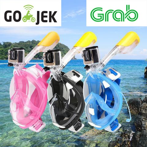 Full Face Snorkle Mask Masker Snorkeling