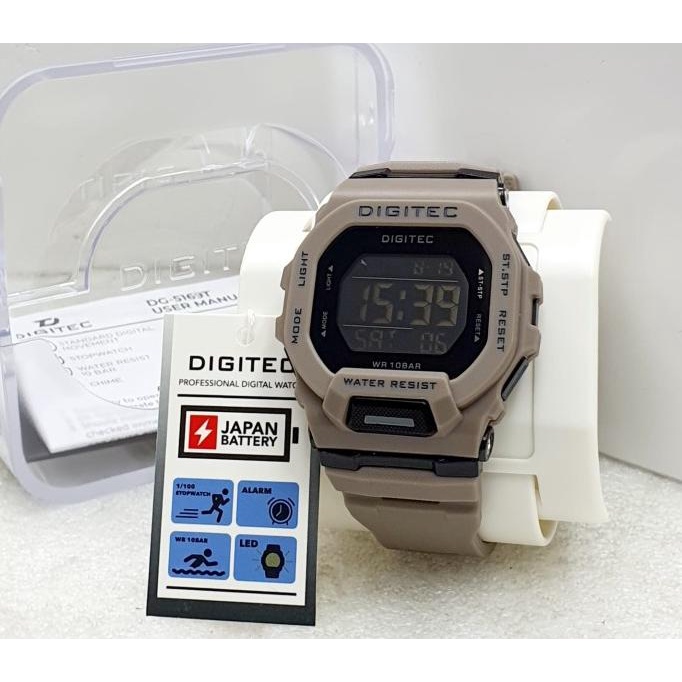 Jam Tangan Sport Pria Digitec 5169 Digital Anti Air Water Original