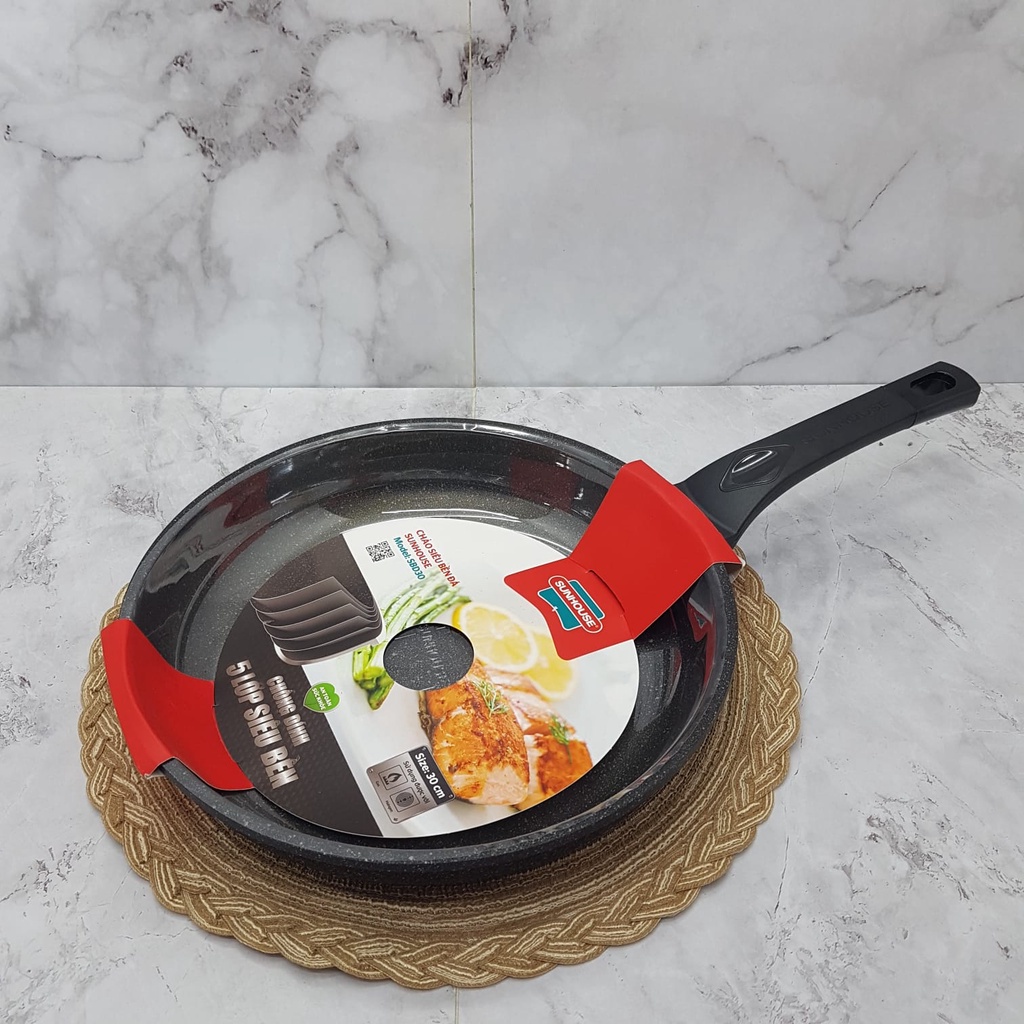 wajan marble / Fry Pan sbd30 marble sunhouse