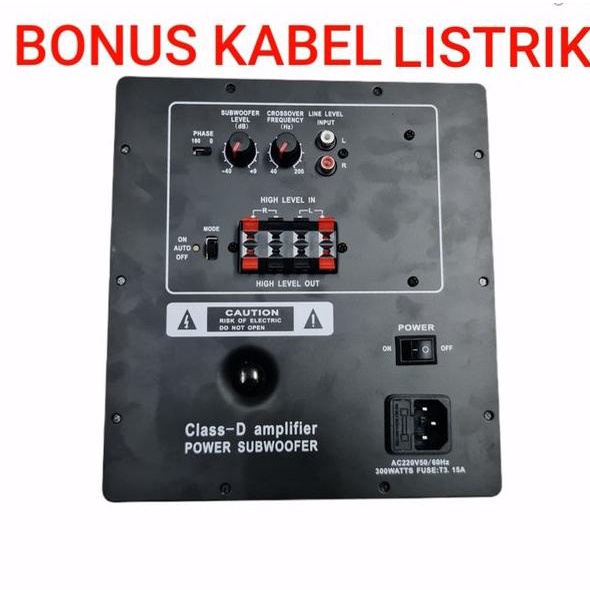 power kit subwoofer HT-200D class D paling mantap bro
