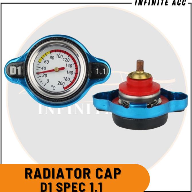 Tutup Radiator D1 Spec 1.1 Radiator Cap Thermo Gauges Aksesoris Mobil Original