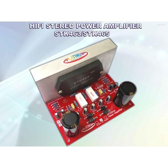 stereo power amplifier STK463/STK465