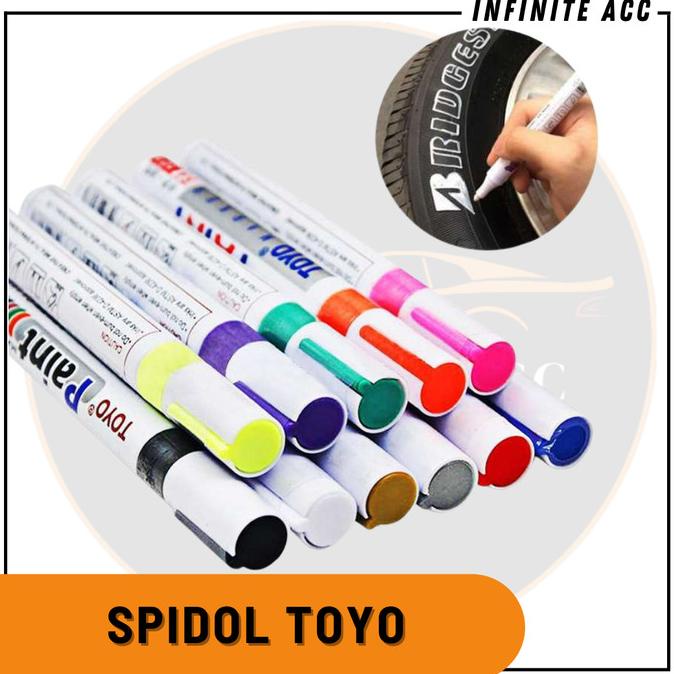 Spidol Toyo / Toyo Spidol / Spidol Ban / Spidol Mobil Original