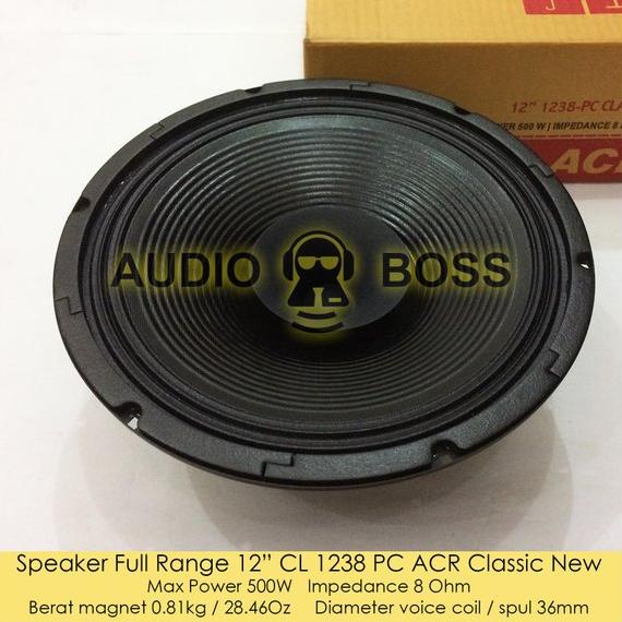HARGA DISKON Speaker Full Range 12in 12 in 12 inch 1238 CL PC ACR 1238 Classic New
