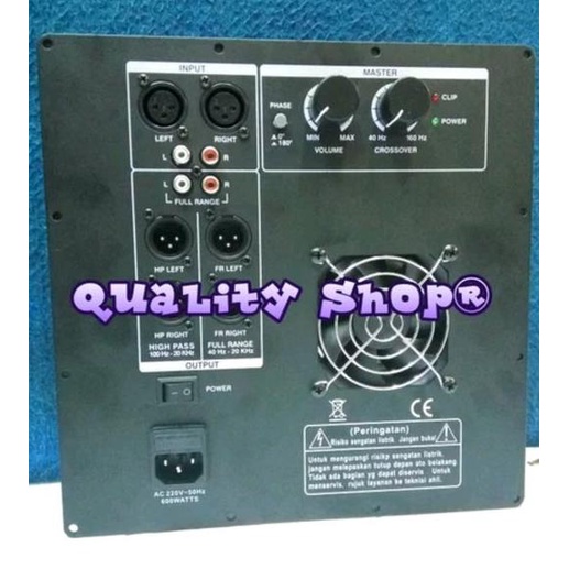 BEBAS ONGKIR KIT POWER SUBWOOFER KHUSUS SPEAKER 12/15/18 INCH