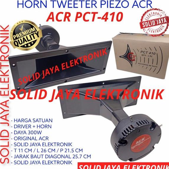 TWEETER KOTAK ACR HORN 300W PCT-410 PIEZO TWITER TWITTER TWETER PCT410 PCT 410 HI HIGH KOTAK PERSEGI