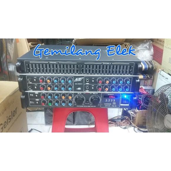 Power Amplifier Karaoke PEWIE DA-3300 II 350W x 2