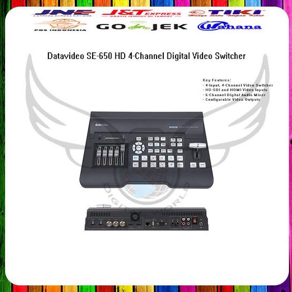 ORDER SEKARANG Datavideo SE-650 HD 4-Channel Digital Video Switcher
