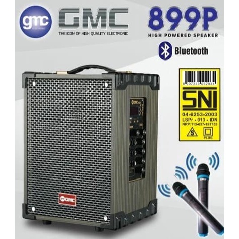 Speaker Portable Bluetooth GMC 899P