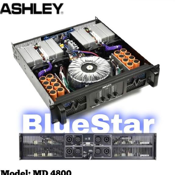 Power Ashley MD 4800 Amplifier Ashley MD4800 - 4 Channel Original