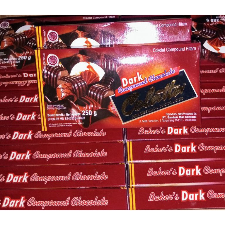 

12.12 HARGA GROSIR Coklat Batang Colatta 250gr / Cokelat Hitam Compound 250gr/ Dark Compound Chocolate 250gr