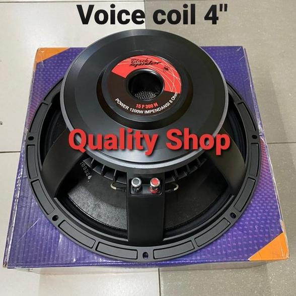 BARU Speaker 15 inch blackspider spul 4 inch 1200 watt Original