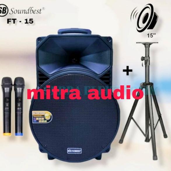 GARANSI Speaker portabel professional Soundbest ft 15 ft15
